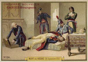 1797年9月18日、ホシェ将軍の死 作： French School